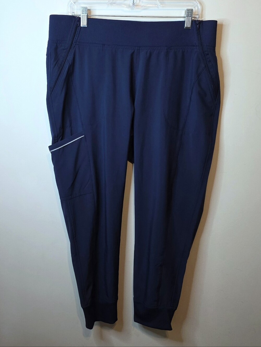 Cherokee Infinity Jogger Scrub Pants Womens Petite Large Navy Blue CK110AP